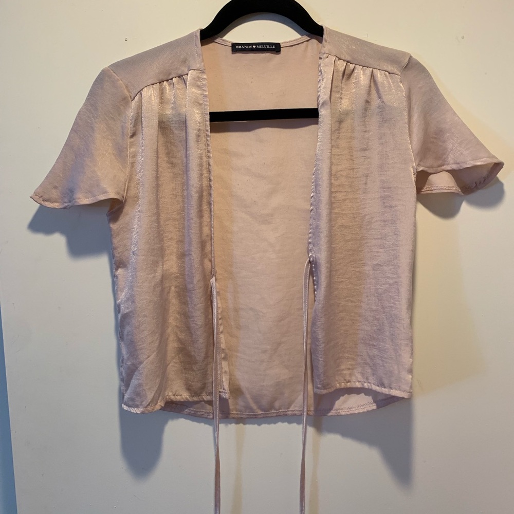 Brandy Melville sateen top